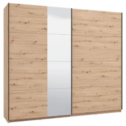Schwebetürenschrank Gard 245/217.5/61 cm Eiche Artisan 