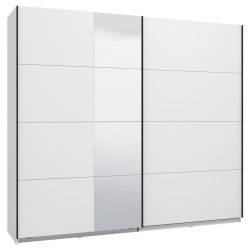 Schwebetürenschrank Gard Weiss 245/217/61 cm Weiss 