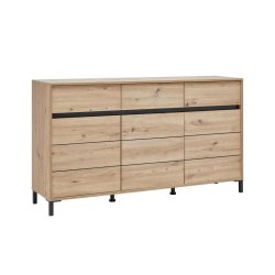Sideboard Arran Eiche Artisan  157/90/40 cm 3 Schublade(n) 