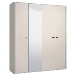 Drehtürenschrank Cashmira Kaschmirfarben 180/211/57 cm Kaschmir 