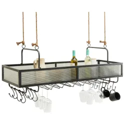 Hängeelement In Naturfarben/schwarz , 123/48/40 cm , 
