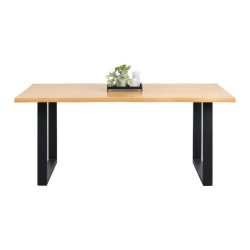 Esstisch Boston Schwarz/eiche Artisan Holz, Metall 