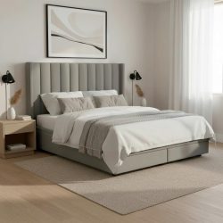 Polsterbett Maya Ca. 180x200 Cm Grau 180/200 cm Grau 