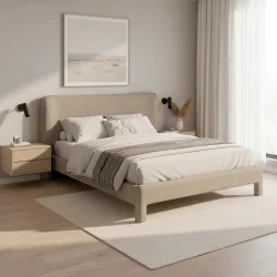 Polsterbett Valion Taupe Ca. 160x200 Cm 160/200 cm Taupe 
