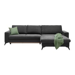Ecksofa Sunny Schwarz Schwarz 