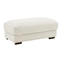 Hocker Pedro Creme Creme Textil 