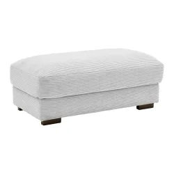 Hocker Pedro Hellgrau Hellgrau Textil 