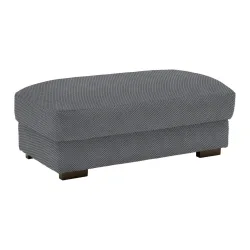 Hocker Pedro Grau Grau Textil 