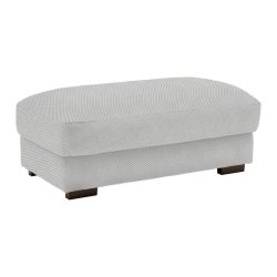 Hocker Pedro Hellgrau Hellgrau Textil 