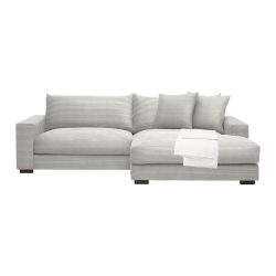 Ecksofa Pedro Beige Cord Beige 