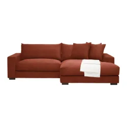 Ecksofa Pedro Terracotta Terracotta 