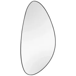Wandspiegel In Schwarz , Schwarz 