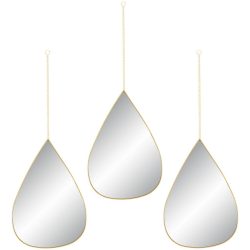 Spiegelset Milena In Goldfarben 19/28/1,1 cm , Goldfarben 
