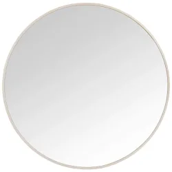 Spiegel Britt Sandfarben Ø Ca. 70cm , Sandfarben 