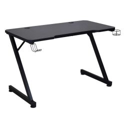 Gamingtisch Racer Schwarz Schwarz 