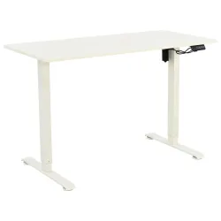 Schreibtisch Charlie 120/60/72-118 cm Weiss 