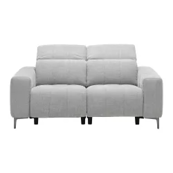 2-sitzer-sofa Grau Ca. 182x79x109cm Samt Grau 