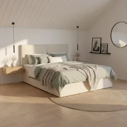 Boxbett Imola Ca. 160x200 Cm 160/200 cm Creme 