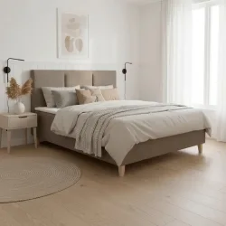 Boxbett Monza Ca. 180x200 Cm Braun Inkl. Topper 180/200 cm Braun 