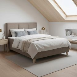 Boxbett Monza Ca. 160x200 Cm Braun Inkl. Topper 160/200 cm Braun 