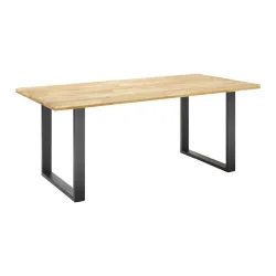 Esstisch Adamo In Eichefarben Ca. 180x90 Cm Holz, Metall 