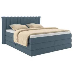 Boxspringbett Lina Blau Ca. 160x200cm 160/200 cm Blau 