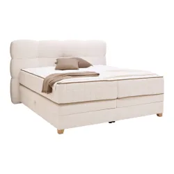 Boxspringbett Bianco Beige Ca. 180x200cm 180/200 cm Beige 