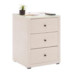 Nachtkästchen Universal Beige 48/68/45,5 cm Beige 