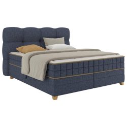 Boxspringbett Bianco Blau Ca. 160x200cm 160/200 cm Blau 