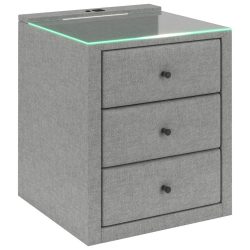 Nachtkästchen Universal Taupe 48/68/45,5 cm Taupe 