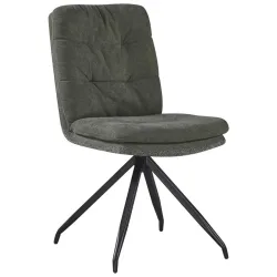 Stuhl Nova Grün/schwarz  Webstoff 