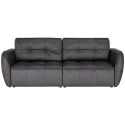 Schlafsofa In Grau Anthrazit Textil 