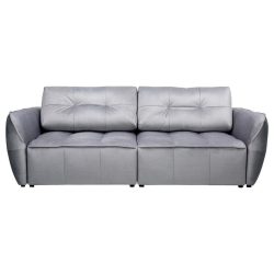 Schlafsofa In Grau Grau Textil 