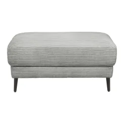 Hocker Cora In Grau Grau Textil 