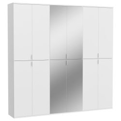 Drehtürenschrank Projekt X 183/193/34 cm Weiss 