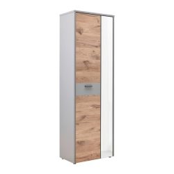 Garderobenschrank Dynamic In Grau/eichefarben 65/197/37 cm 