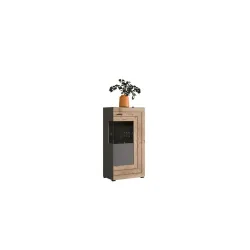 Drehtürenschrank Freno 117/60/37 cm Grau 