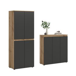 Garderobenschrank Scarpa 190/175/37 cm 