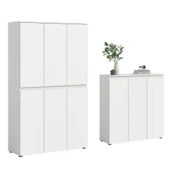 Garderobenschrank Scarpa 105+105/175+111/37+37 cm 