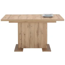 Ausziehtisch In Eichefarben Holzwerkstoff 140-180/90/78 cm 