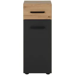 Unterschrank In Grau/eichefarben 30/76/30 cm 