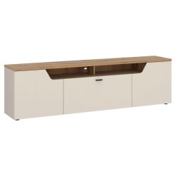 Tv-element Cut Out, B: 195 Cm Kaschmir/eichefarben Eichefarben, Kaschmir 195/56,5/45 cm 