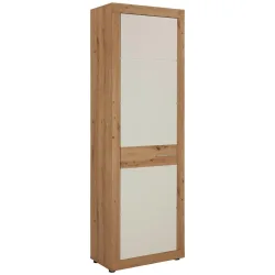 Garderobenschrank In Weiss/eichefarben 65/198/36 cm 