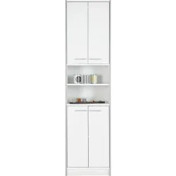 Hochschrank In Perlweiss 50/195/32 cm 