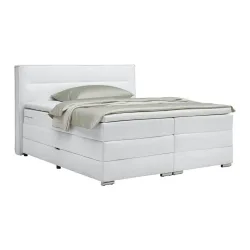 Boxspringbett Papilon Silberfarben Ca. 160x200cm 160/200 cm Silberfarben 