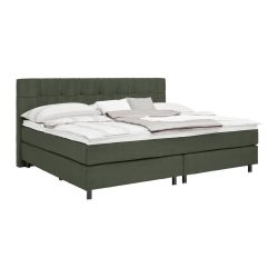 Boxspringbett Primo Dunkelgrün Ca. 220x200cm 220/200 cm Dunkelgrün 