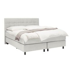 Boxspringbett Primo Hellgrau Ca. 180x200cm 180/200 cm Hellgrau 