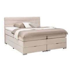 Boxspringbett London Creme Ca. 160x200cm 160/200 cm Creme 