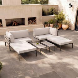 Gartenlounge Enja 6-teilig  104/60/70 cm 