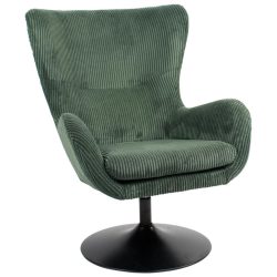 Sessel Shiba In Grün Cord Grün 